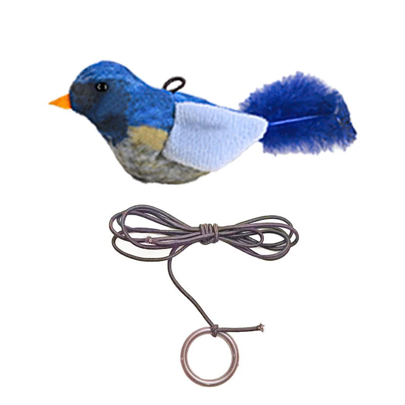 Petssify Lifelike Bird Plush Cat Toy – Catnip-Infused Teaser with Feathers