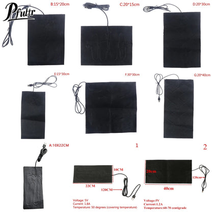 Petssify 5V USB Pet Warm Pad – Fast-Heating Carbon Fiber Warmer