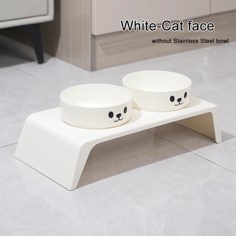 Petssify Elevated Pet Feeder – Raised Double Stainless Steel Bowl Stand for Dogs & Cats