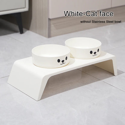 Petssify Elevated Pet Feeder – Raised Double Stainless Steel Bowl Stand for Dogs & Cats