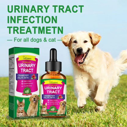 Petssify Cranberry Bladder Health Drops – Urinary Tract Support for Dogs & Cats