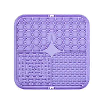 Petssify Silicone Lick Mat – Slow Feeder & Bathing Distraction Mat for Dogs & Cats