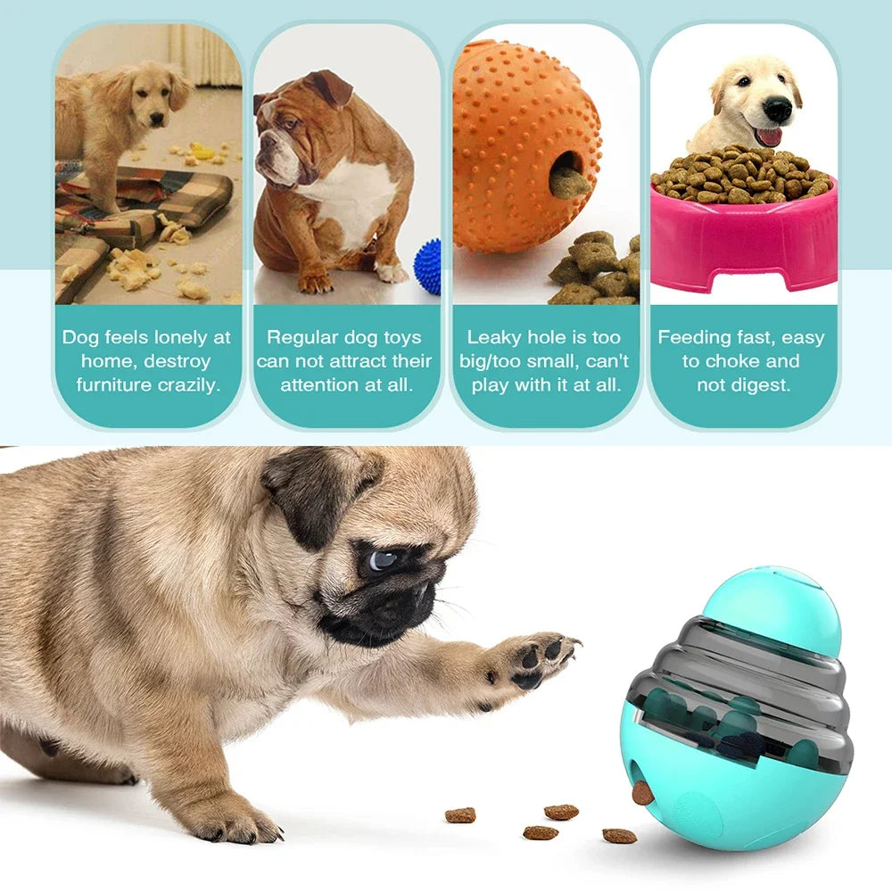 Petssify Treat Dispenser Dog Toy – Interactive Rolling Tumbler for All Sizes
