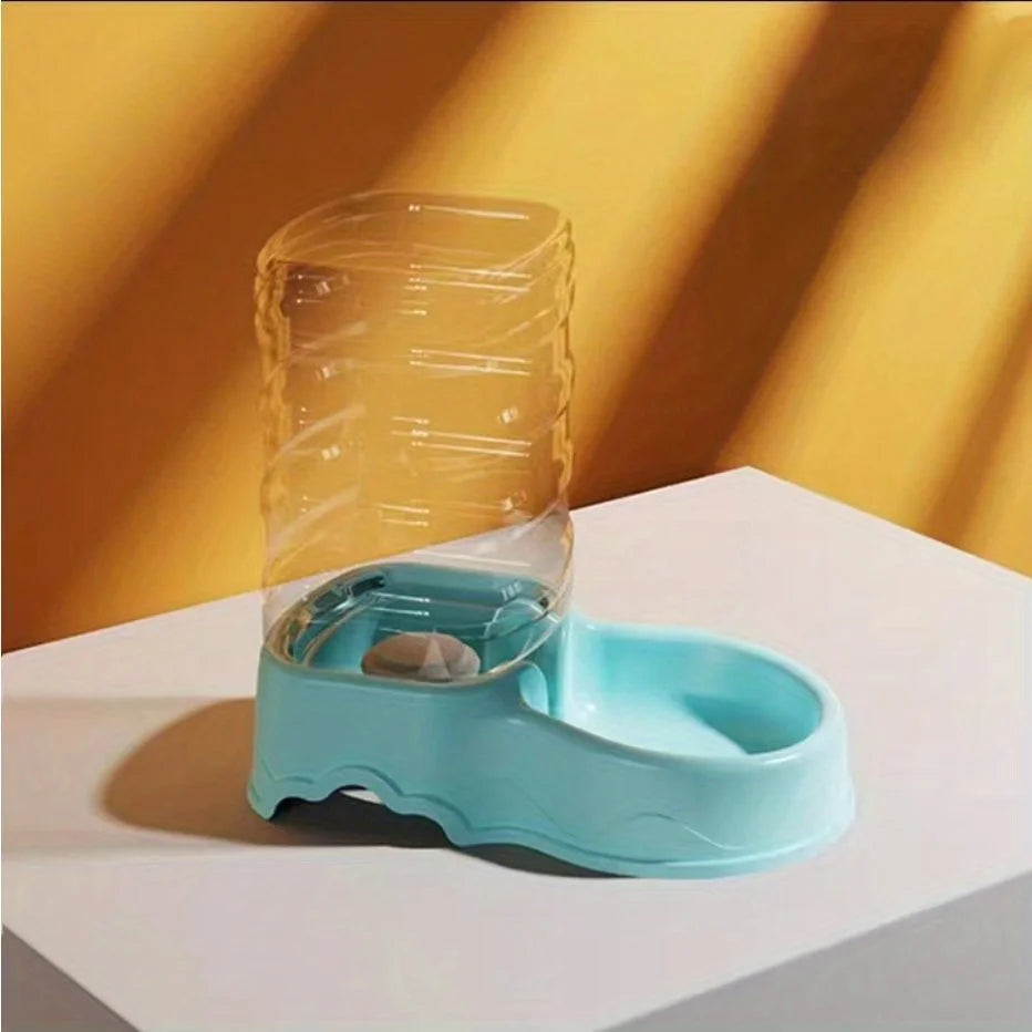 Pet automatic feeder cat drinking water bowl cat bowl dog bowl 3.8L large capacity grain storage barrel pet supplies