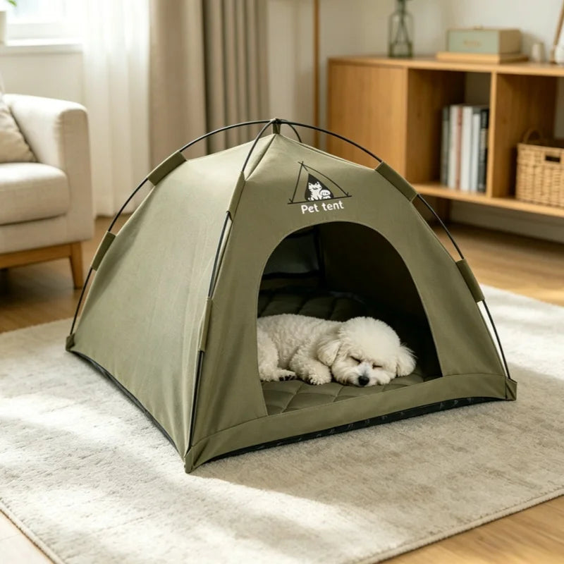 Petssify Waterproof Teepee Pet Tent – Breathable Indoor/Outdoor Play House