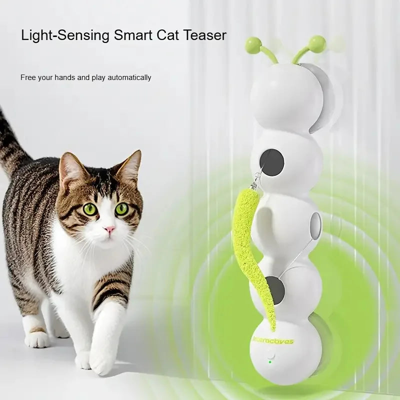 Automatic Sensor Cat Toy | USB Charging | Boredom Buster | Suitable for All Cat Breeds | Pet Companion