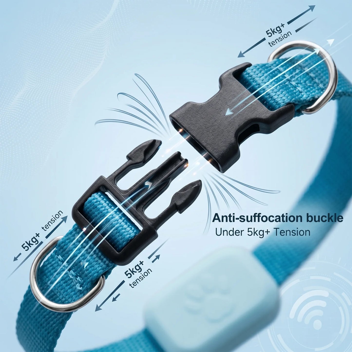Petssify Remote Pet GPS Tracker – Waterproof Apple Find My Collar for Dogs & Cats