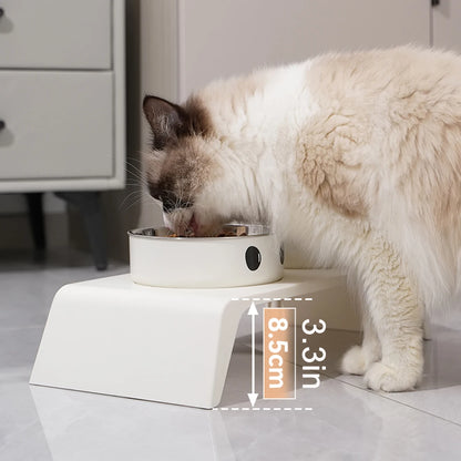 Petssify Elevated Pet Feeder – Raised Double Stainless Steel Bowl Stand for Dogs & Cats