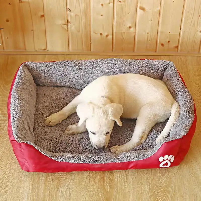 Petssify Large Square Nest Pet Bed – Candy-Colored Cozy Kennel for Dogs & Cats