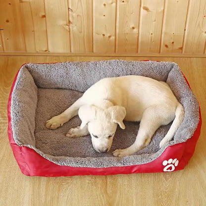 Petssify Large Square Nest Pet Bed – Candy-Colored Cozy Kennel for Dogs & Cats