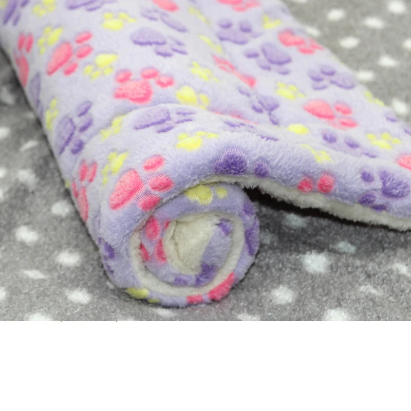 Petssify Thicken Flannel Pet Bed – Soft Warm Sleeping Mat for Small & Medium Dogs