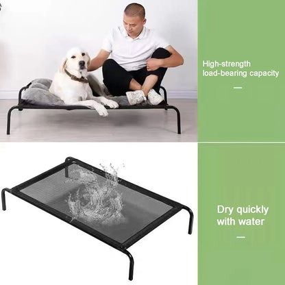 Petssify Elevated Big Dog Bed – Portable Summer Nest with Non-Slip & Moisture-Proof Design