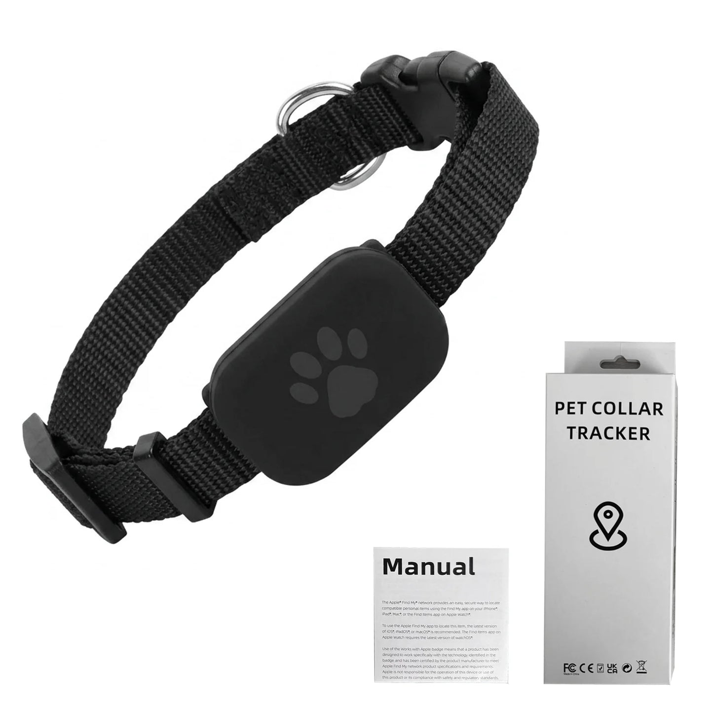 Petssify Remote Pet GPS Tracker – Waterproof Apple Find My Collar for Dogs & Cats