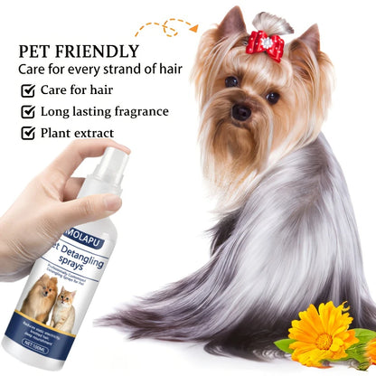 Petssify Pet Detangling Spray – Leave-In Conditioner for Dogs & Cats
