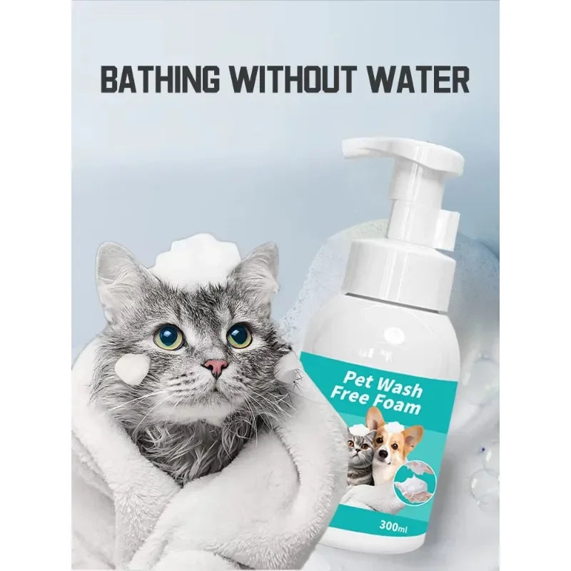 Petssify Waterless Dry Shampoo Foam – No-Rinse Hypoallergenic 300ml