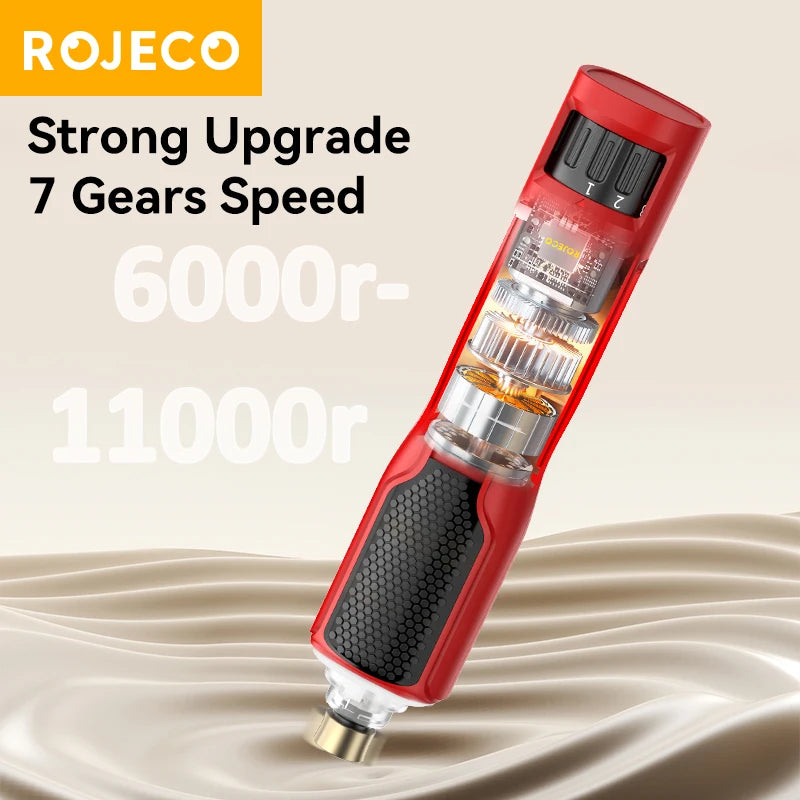Petssify ROJECO Pet Nail Grinder – 7-Speed Rechargeable with LED Light