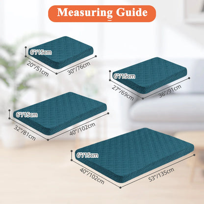 Petssify Waterproof Replacement Dog Bed Cover – Quilted Washable Pet Bed Cover