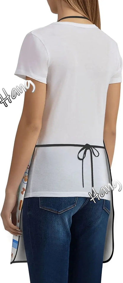 Petssify Waterproof Pet Grooming Apron – Adjustable Kitchen & BBQ Bib with Pockets