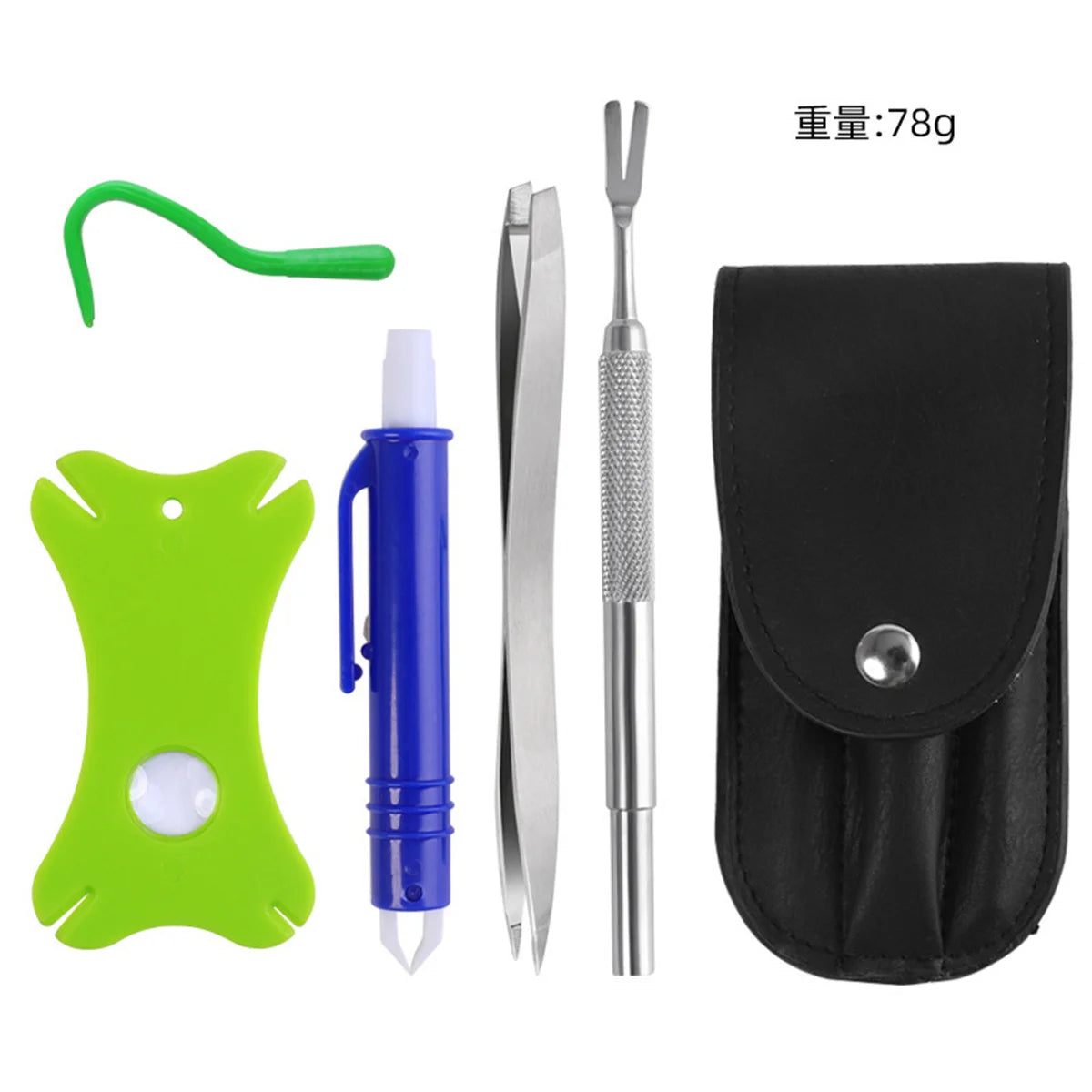 Petssify Tick & Flea Removal Kit – 7-Piece Tool Set for Dogs, Cats & Humans