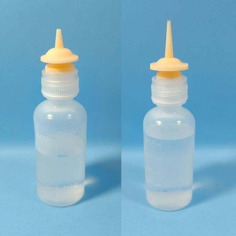 Petssify Newborn Pet Nursing Bottle Kit – 55ml with Silicone Nipples