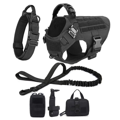 Large Dog Harness & Leash Set | Training Walking Vest | For German Shepherd, Malinois & Large Breeds