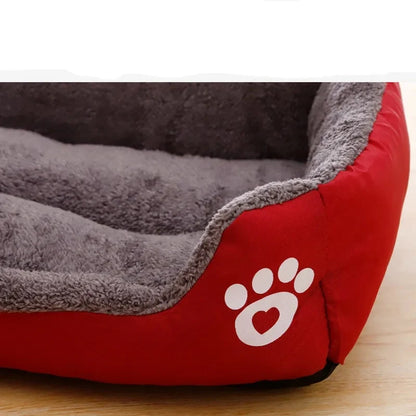 Petssify Large Square Nest Pet Bed – Candy-Colored Cozy Kennel for Dogs & Cats