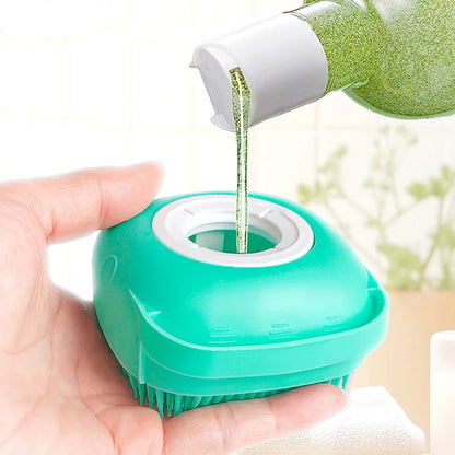 Petssify Dog Bathing Brush – Shampoo Dispenser & Massage Brush for Dogs & Cats