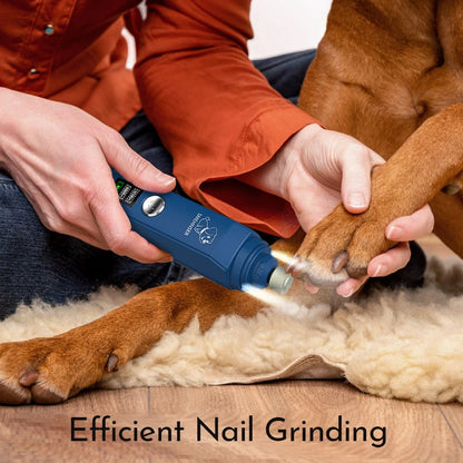 Petssify Professional Dog Nail Grinder – 2-Speed Quiet Electric Pet Nail Trimmer