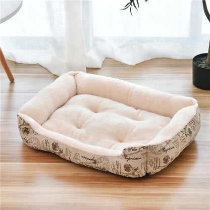 Petssify Large Square Nest Pet Bed – Candy-Colored Cozy Kennel for Dogs & Cats