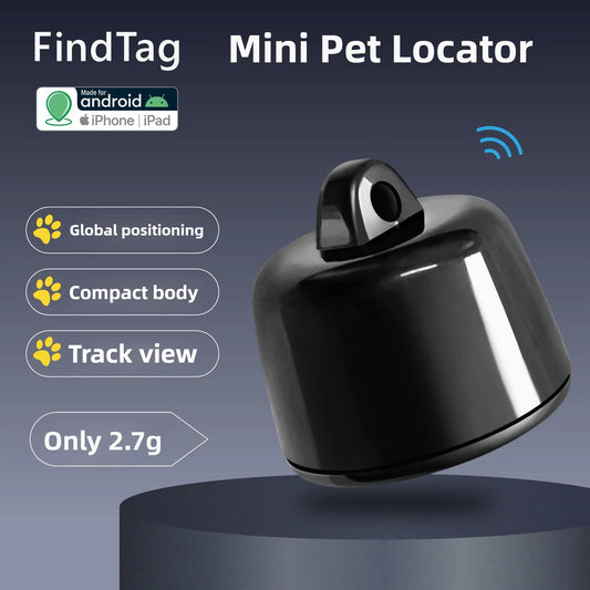 Mini Pets Global Locator Compatible with Android ISO System for Birds and Dogs and Cats View 3 Days of Movement GPS Tracker