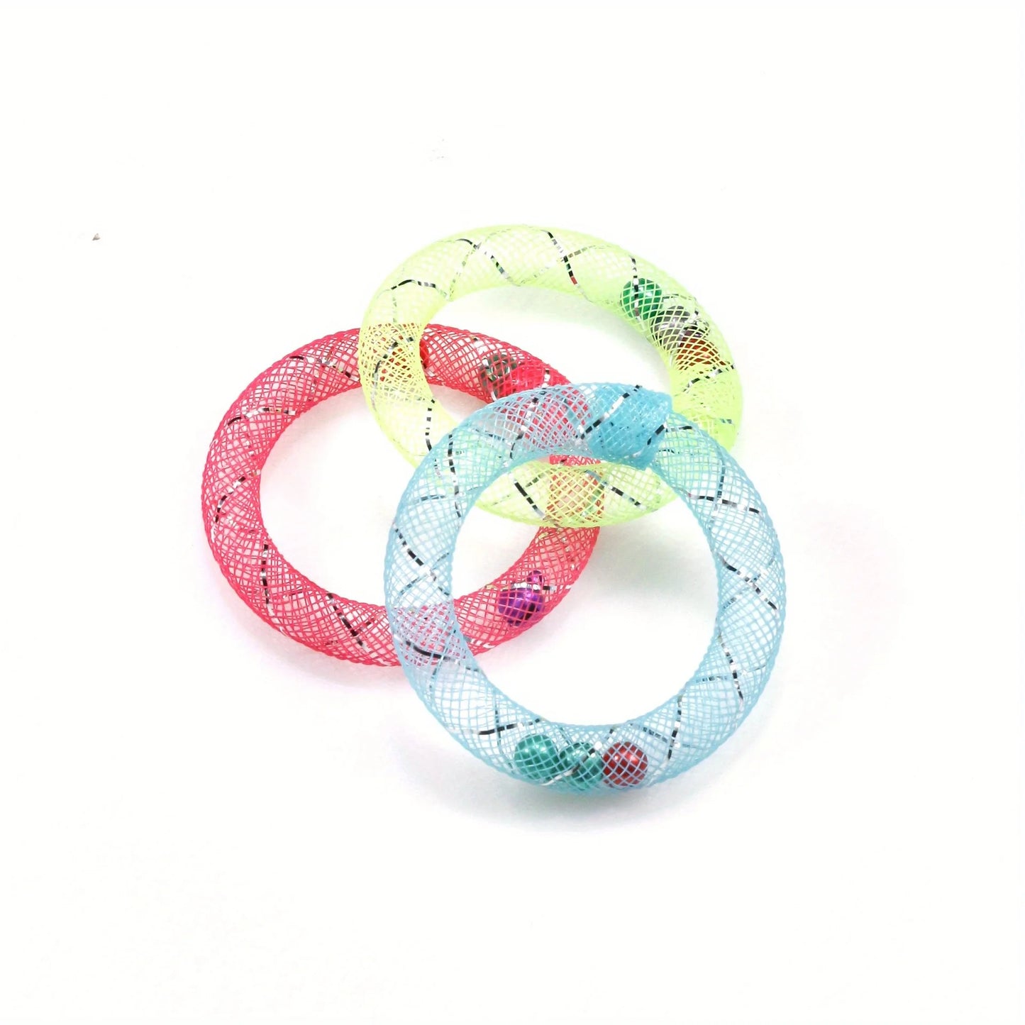 Petssify Donut-Shaped Self-Play Cat Toy – Flexible Tube with Bell Sound