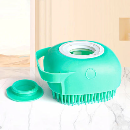 Petssify Dog Bathing Brush – Shampoo Dispenser & Massage Brush for Dogs & Cats