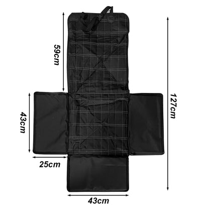 Petssify Folding Pet Car Carrier – Waterproof Hammock Seat Cover for Dogs & Cats