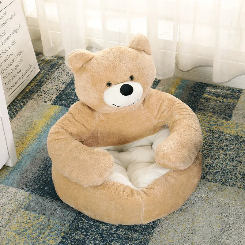 Dog Sofa Bed Fluffy Accessories Large Pet Beds Bad Basket Small Pets Dogs Mat Supplies Puppy Products Medium Cats Kennel Baskets
