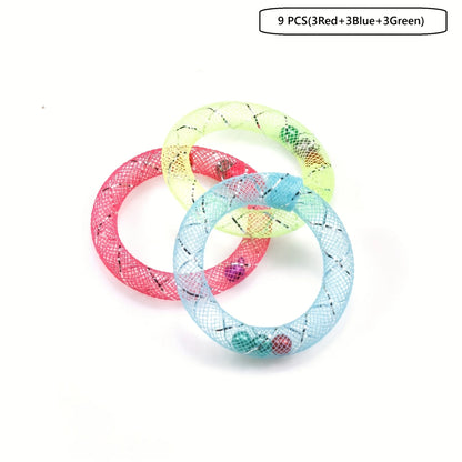 Petssify Donut-Shaped Self-Play Cat Toy – Flexible Tube with Bell Sound