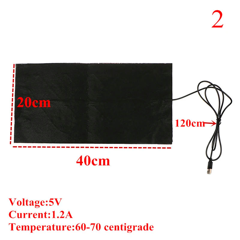 Petssify 5V USB Pet Warm Pad – Fast-Heating Carbon Fiber Warmer