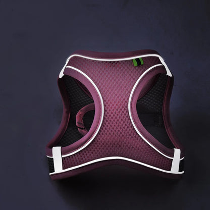 Reflective Pet Harness Vest | Breathable & Adjustable | No-Pull Chest Rope | For Small & Medium Dogs