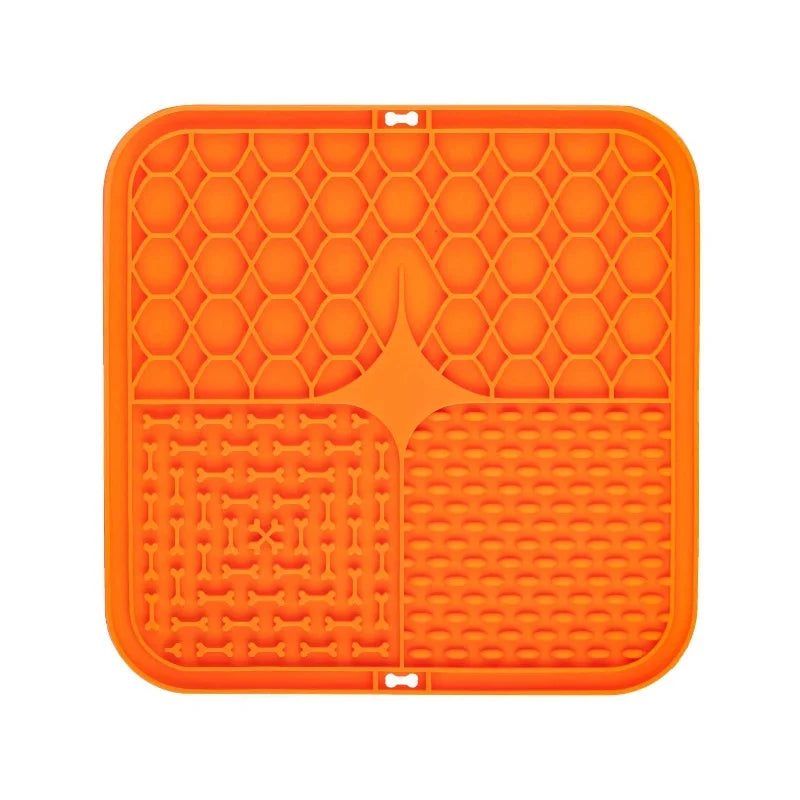 Petssify Silicone Lick Mat – Slow Feeder & Bathing Distraction Mat for Dogs & Cats