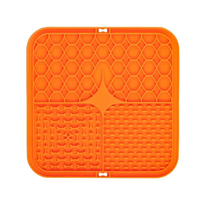 Petssify Silicone Lick Mat – Slow Feeder & Bathing Distraction Mat for Dogs & Cats