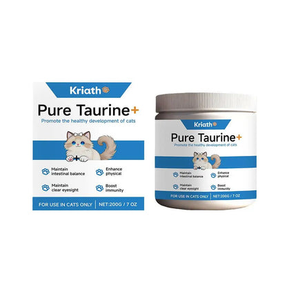 Petssify Cat Taurine Powder – 99.9% Pure Supplement with Zinc & Vitamin E