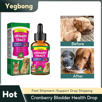 Petssify Cranberry Bladder Health Drops – Urinary Tract Support for Dogs & Cats