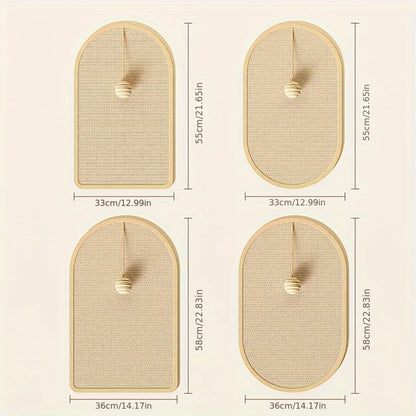 Petssify 3-in-1 Sisal Cat Station – Washable Wall-Mounted Scratcher with Toy