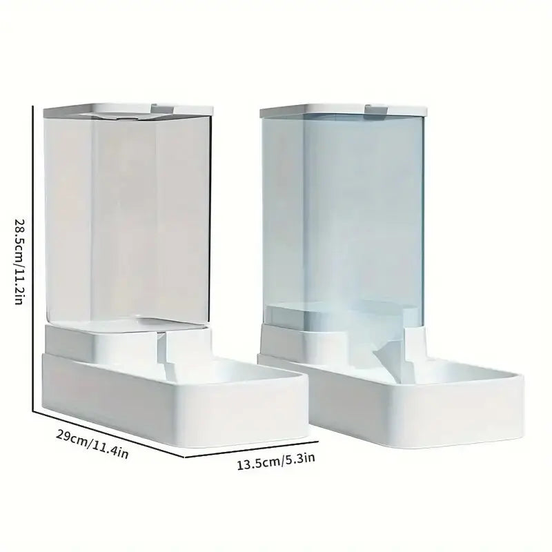 Petssify Automatic Gravity Pet Feeder – 2-in-1 Food & Water Dispenser Set