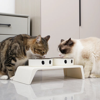 Petssify Elevated Pet Feeder – Raised Double Stainless Steel Bowl Stand for Dogs & Cats