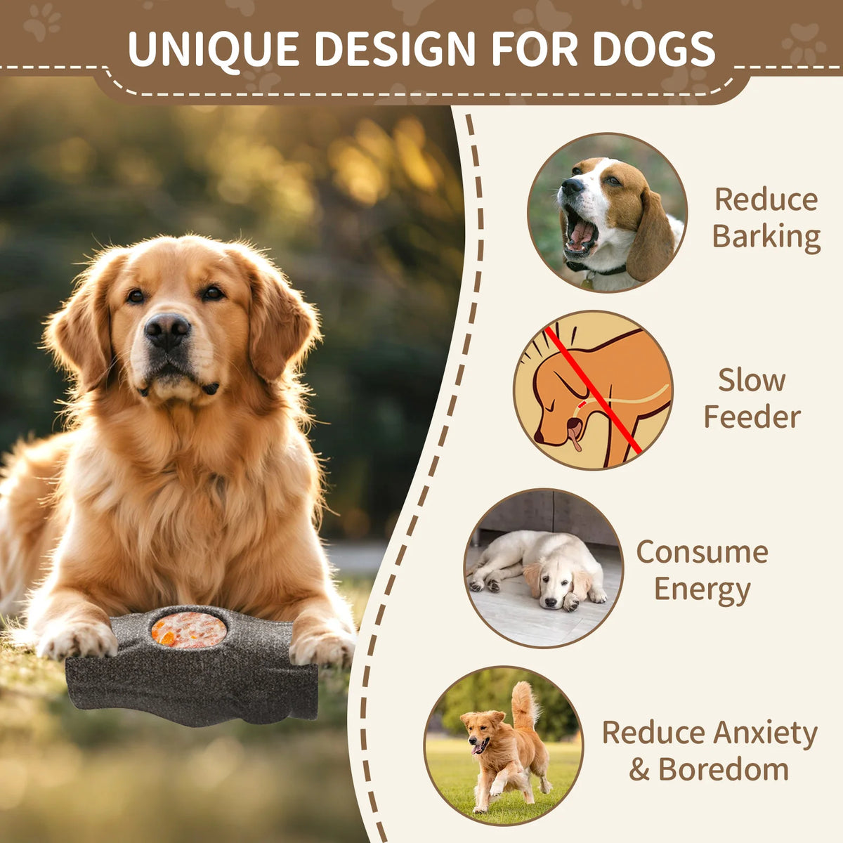 Petssify Indestructible Frozen Treat Toy – Durable Chew for Aggressive Chewers