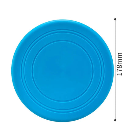 Silicone Flying Saucer Funny Dog Cat Toy Dog Game Flying Discs Resistant Chew Puppy Training Interactive Pet Supplies