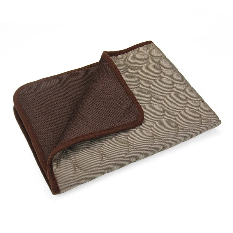 Petssify Self-Cooling Pet Mat – Ice Silk Breathable Cooling Pad for Dogs & Cats