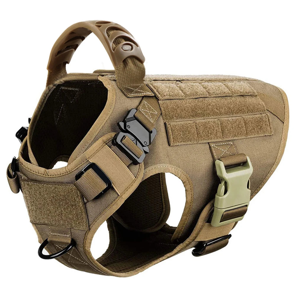Large Dog Harness & Leash Set | Training Walking Vest | For German Shepherd, Malinois & Large Breeds