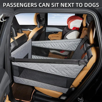 Petssify Full Coverage Pet Car Nest Bed – Back Seat Hammock Extender for Dogs