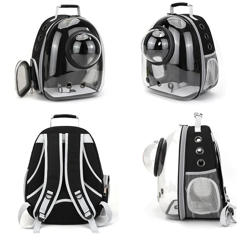 Petssify Transparent Bubble Cat Carrier Backpack – Breathable Travel Capsule